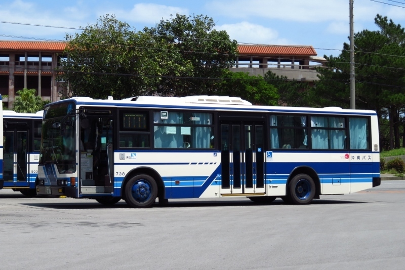 沖縄バスの休憩